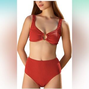 NWT burnt orange bikini